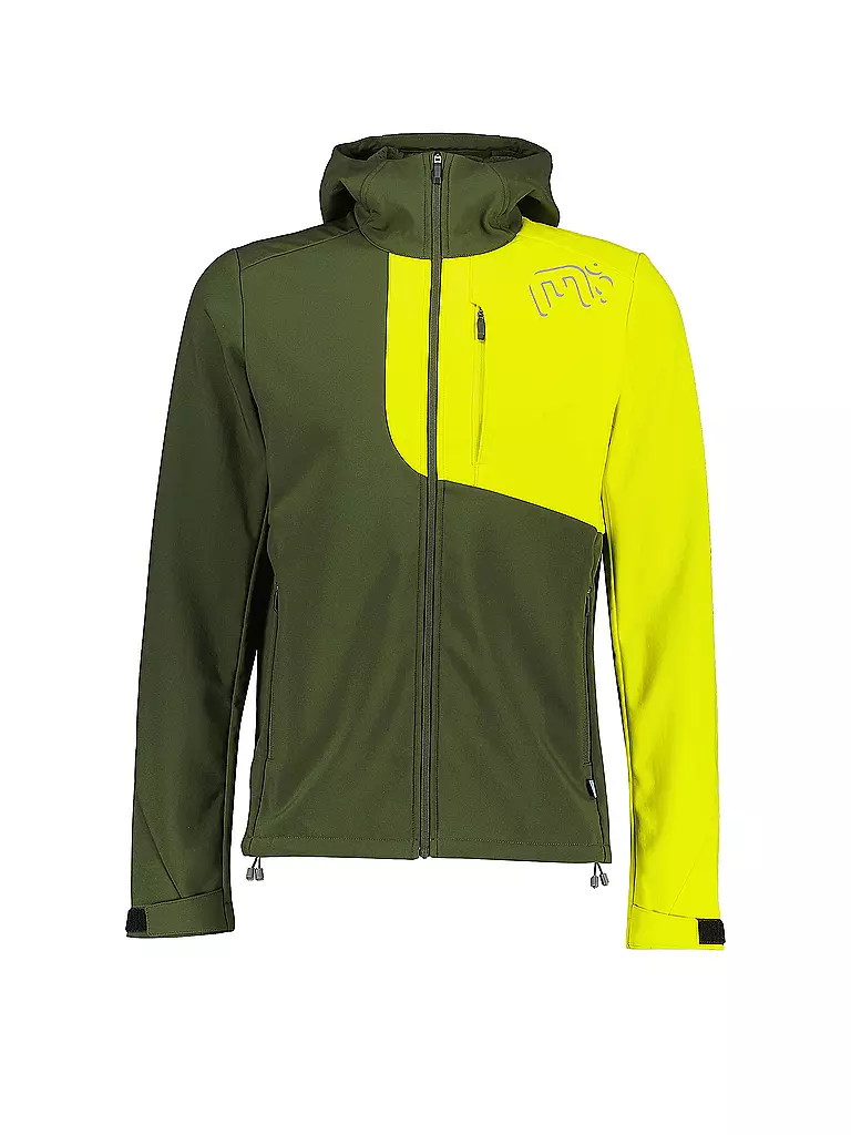 MERU | Herren Softshelljacke Talcahuano Hoodie | Vert foncé