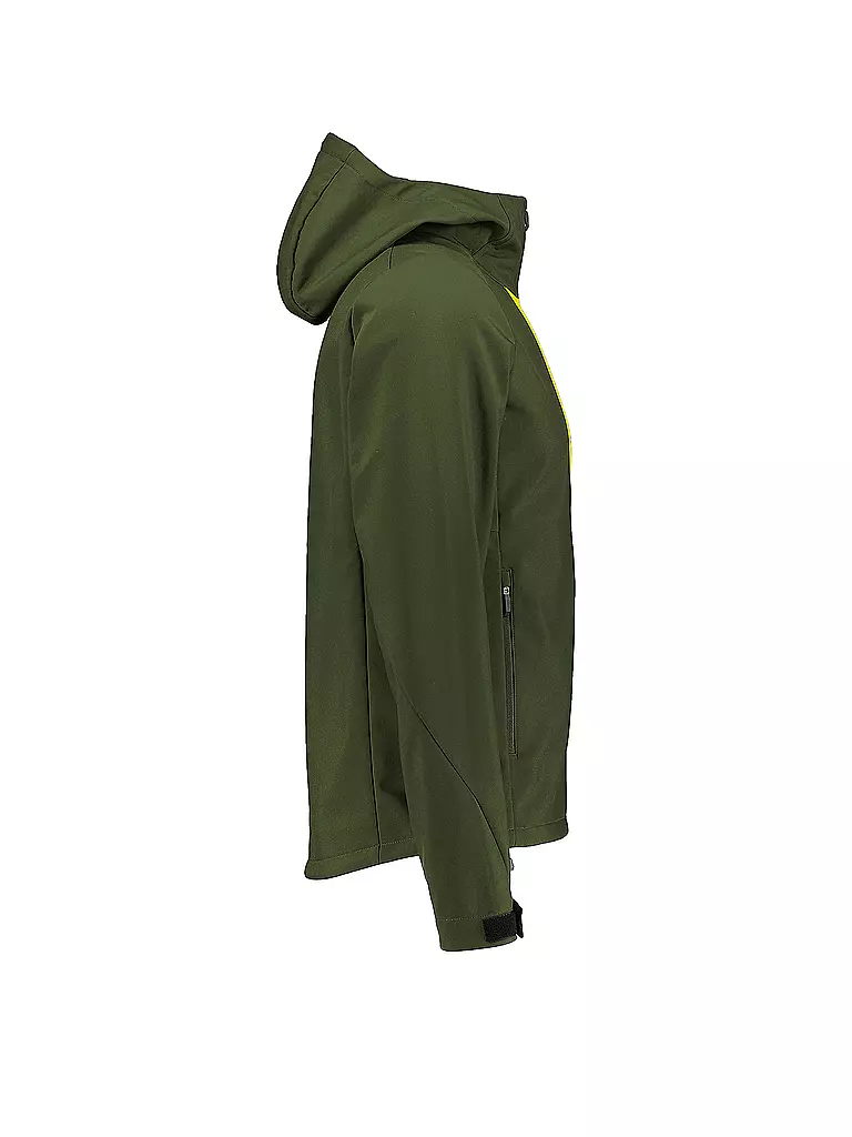 MERU | Herren Softshelljacke Talcahuano Hoodie | Vert foncé