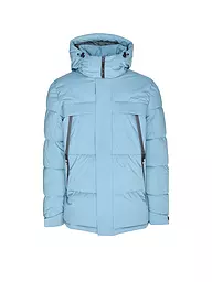 MERU | Veste de randonnée pour homme Varberg à capuche | Bleu clair