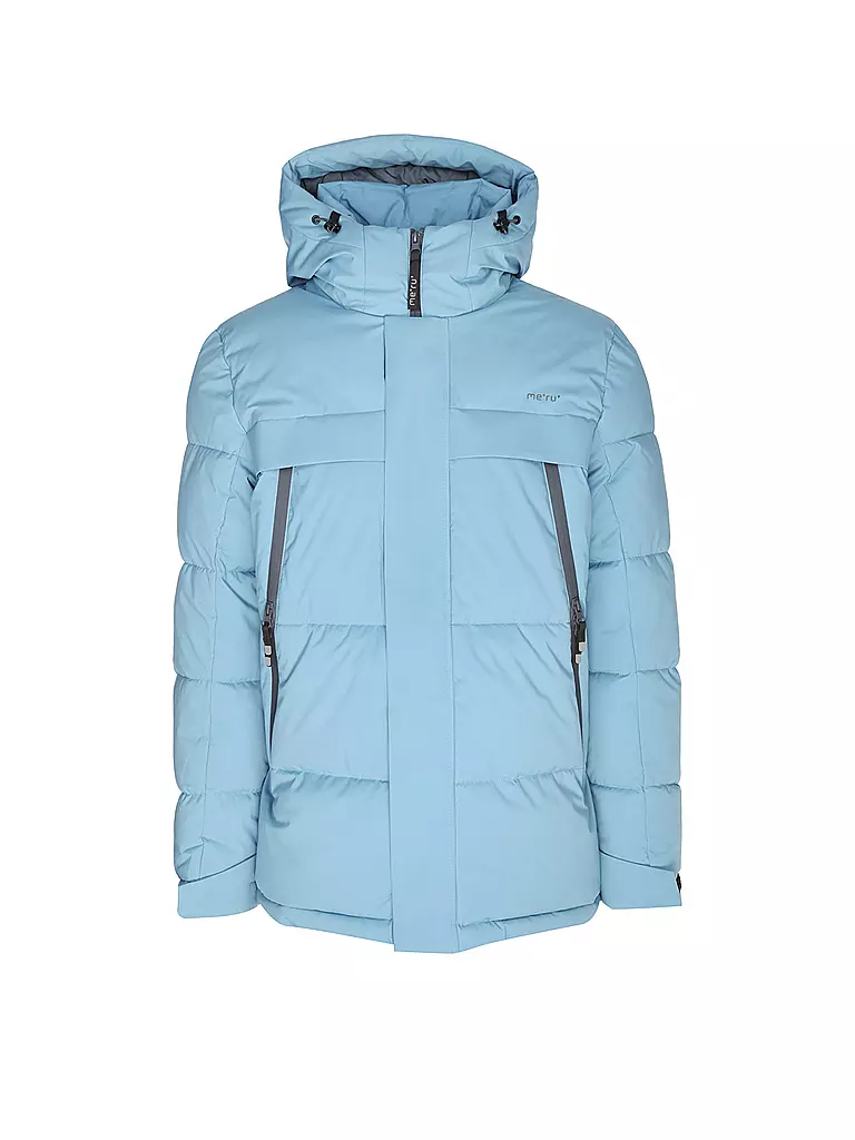 MERU | Herren Wanderjacke Varberg Hoodie | Bleu clair