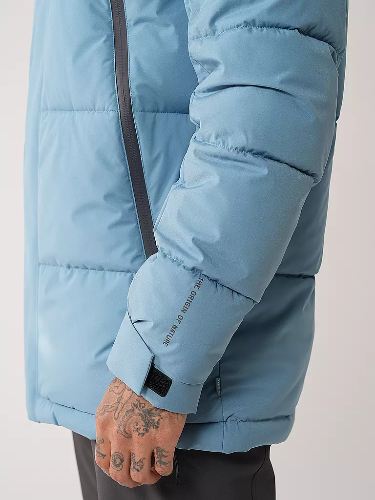 MERU | Herren Wanderjacke Varberg Hoodie | Bleu clair