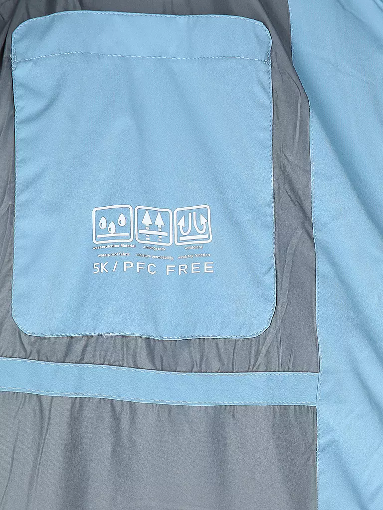 MERU | Herren Wanderjacke Varberg Hoodie | Bleu clair