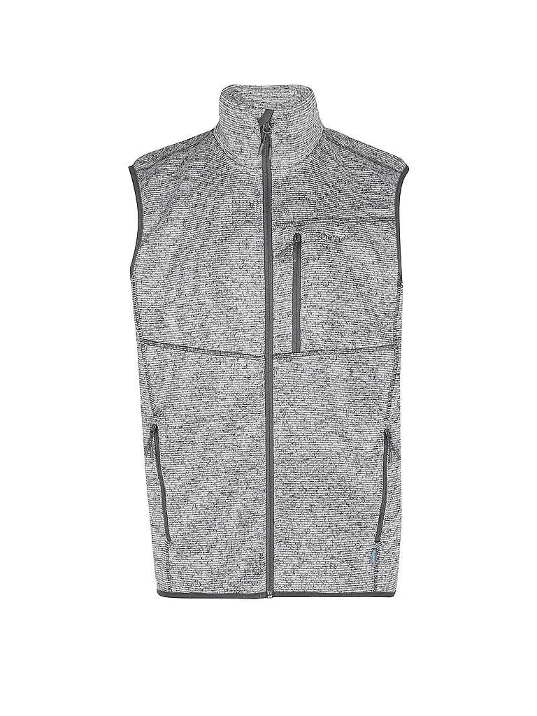 MERU | Herren Weste Bergen Strickfleece | Gris clair