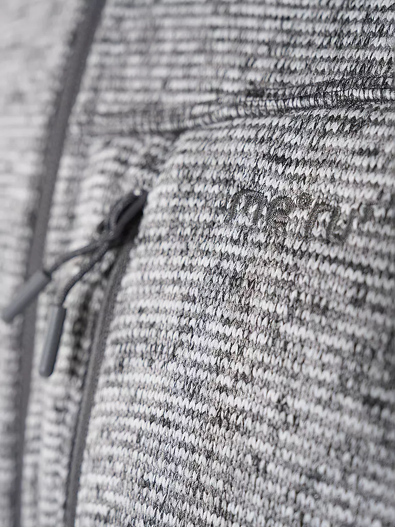 MERU | Herren Weste Bergen Strickfleece | Gris clair