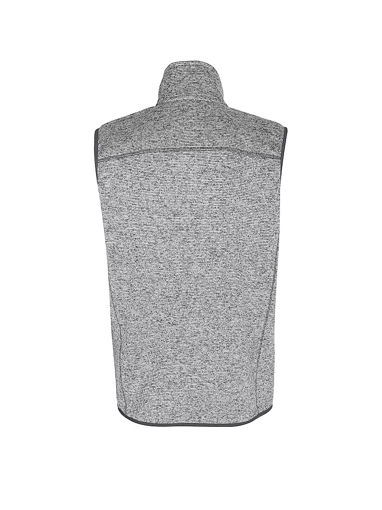 MERU | Herren Weste Bergen Strickfleece | Gris clair