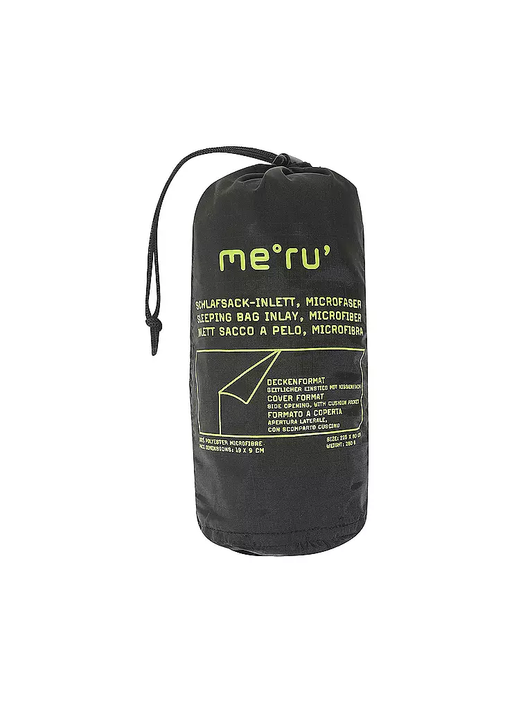 MERU | Inlet rectangulaire en microfibre | Bleu