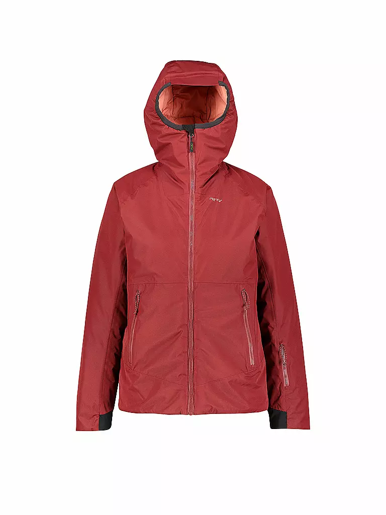 MERU | Isojacke Pilot Point pour femmes | Rouge foncé