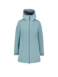 MERU | Manteau d'hiver à capuche Nora pour femmes | Gris clair