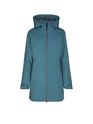 MERU | Manteau d'hiver à capuche Nora pour femmes | Pétrole
