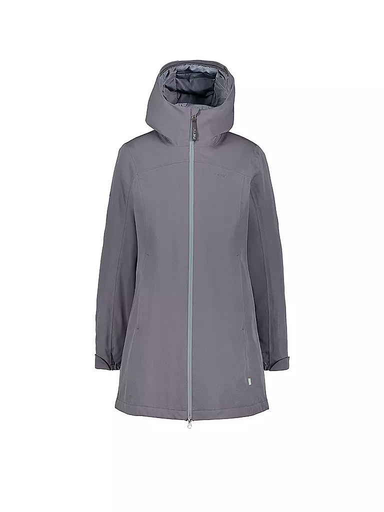 MERU | Manteau d'hiver à capuche Nora pour femmes | Gris