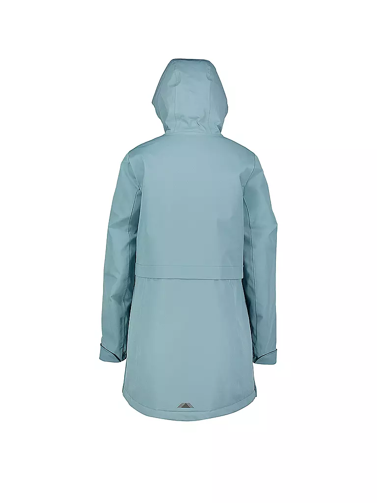 MERU | Manteau d'hiver à capuche Nora pour femmes | Gris clair