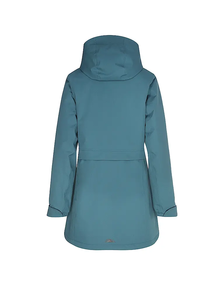 MERU | Manteau d'hiver à capuche Nora pour femmes | Pétrole