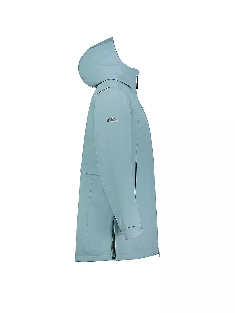 MERU | Manteau d'hiver à capuche Nora pour femmes | Gris clair