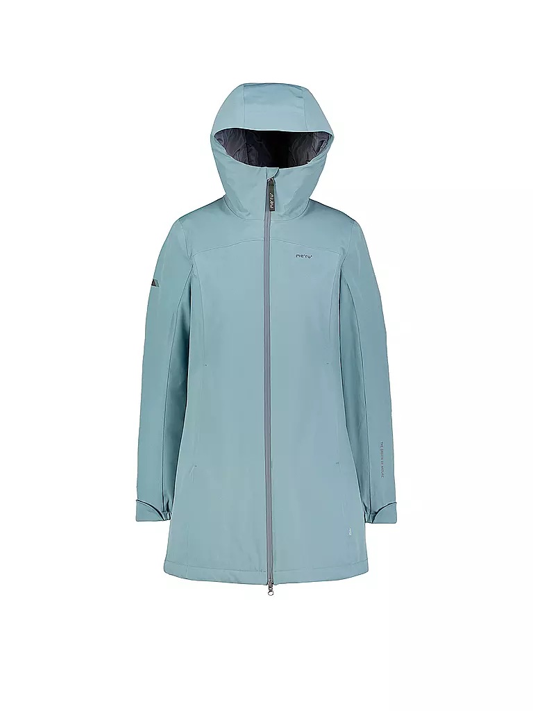 MERU | Manteau d'hiver à capuche Nora pour femmes | Gris clair