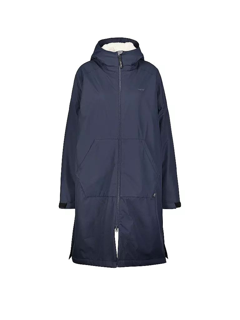 MERU | Manteau d'hiver pour femme Aalborg Loos Packable à capuche | Bleu foncé