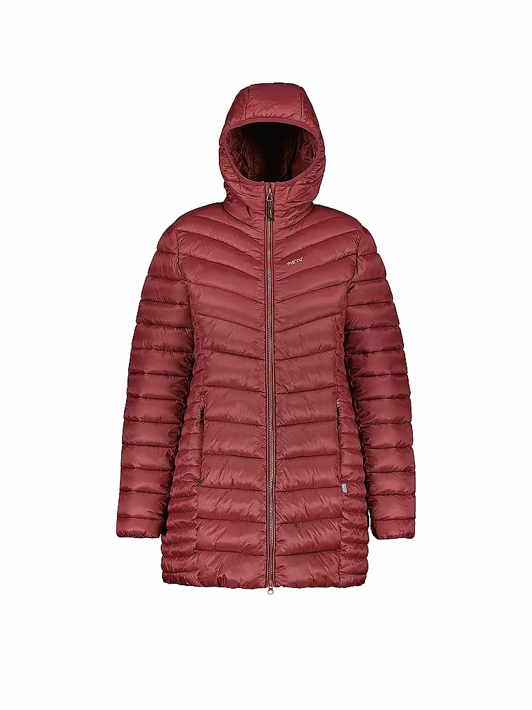 MERU | Manteau d'hiver pour femme Cold Bay | Rouge foncé