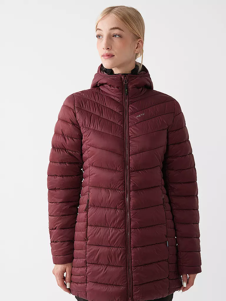 MERU | Manteau d'hiver pour femme Cold Bay | Rouge foncé
