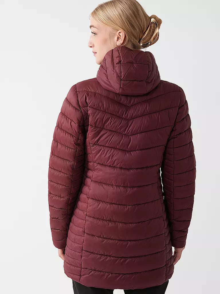 MERU | Manteau d'hiver pour femme Cold Bay | Rouge foncé