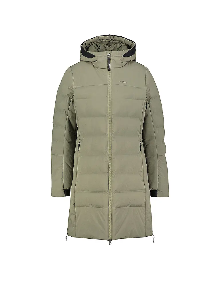 MERU | Manteau d'hiver pour femme Esbjerg à capuche | Vert foncé