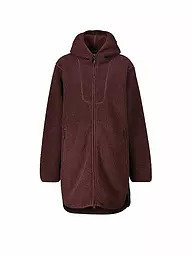 MERU | Manteau d'hiver pour femme Sigtuna à capuche en polaire teddy | Cuivre