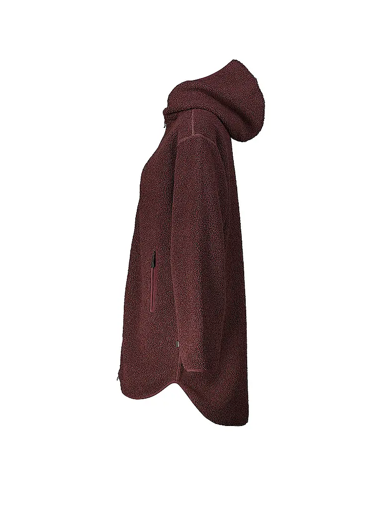 MERU | Manteau d'hiver pour femme Sigtuna à capuche en polaire teddy | 