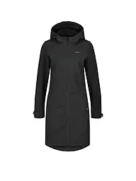 MERU | Manteau softshell d'hiver pour femme Touloluse à capuche | Noir