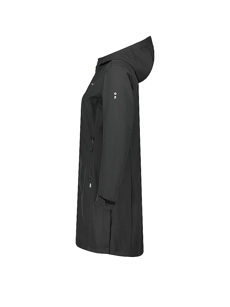MERU | Manteau softshell d'hiver pour femme Touloluse à capuche |
