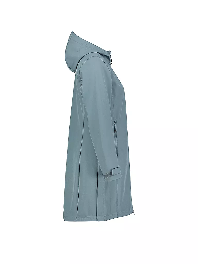 MERU | Manteau softshell d'hiver pour femme Touloluse à capuche |