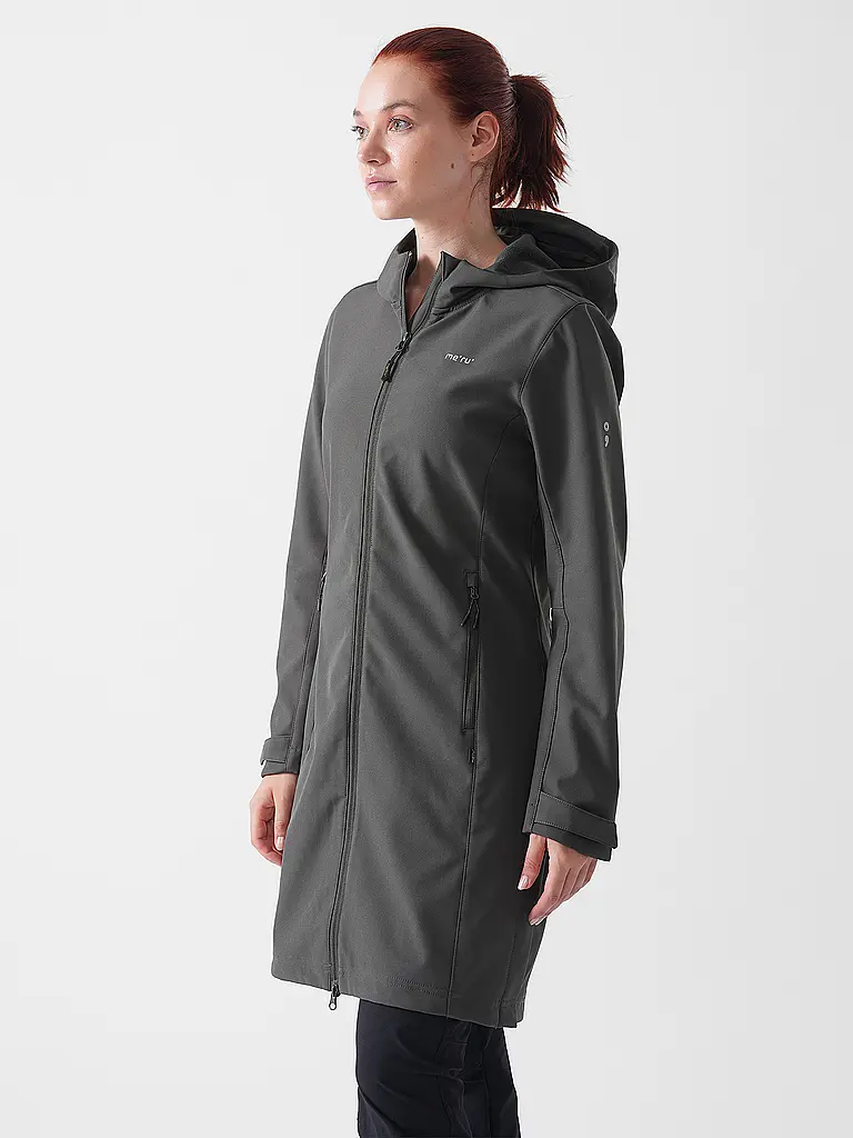 MERU | Manteau softshell d'hiver pour femme Touloluse à capuche |