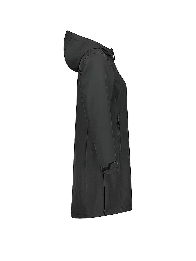 MERU | Manteau softshell d'hiver pour femme Touloluse à capuche |