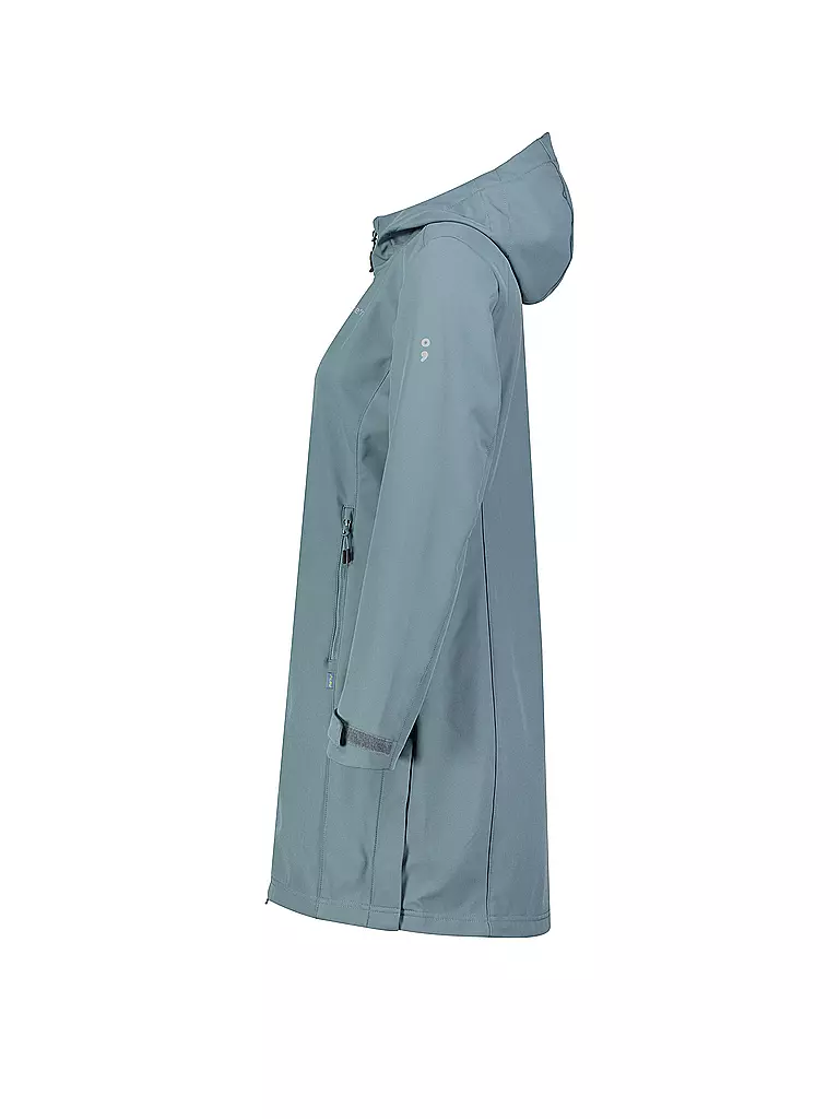 MERU | Manteau softshell d'hiver pour femme Touloluse à capuche |