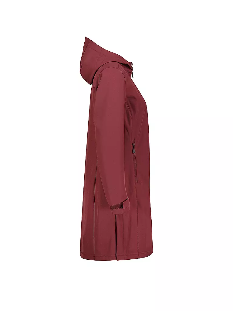 MERU | Manteau softshell d'hiver pour femme Touloluse à capuche |
