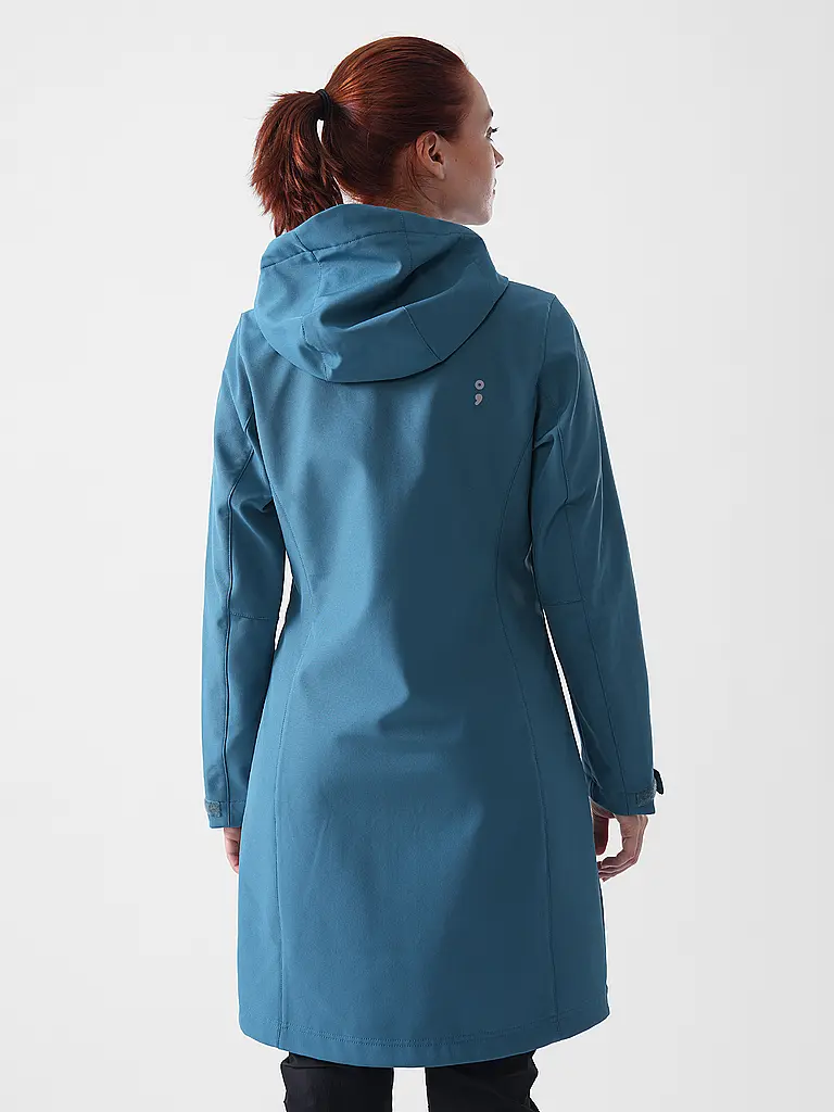 MERU | Manteau softshell d'hiver pour femme Touloluse à capuche |