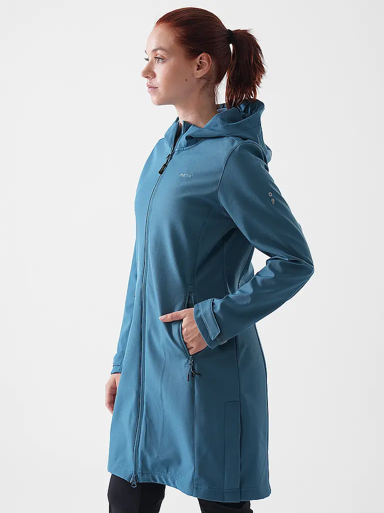 MERU | Manteau softshell d'hiver pour femme Touloluse à capuche |