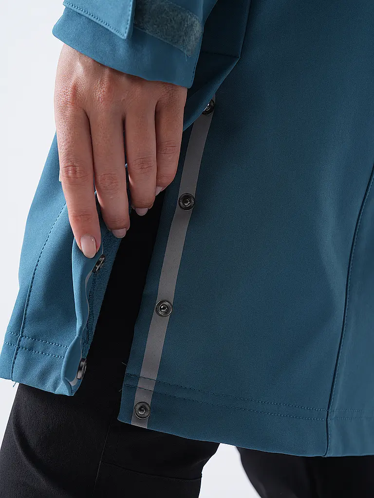 MERU | Manteau softshell d'hiver pour femme Touloluse à capuche |