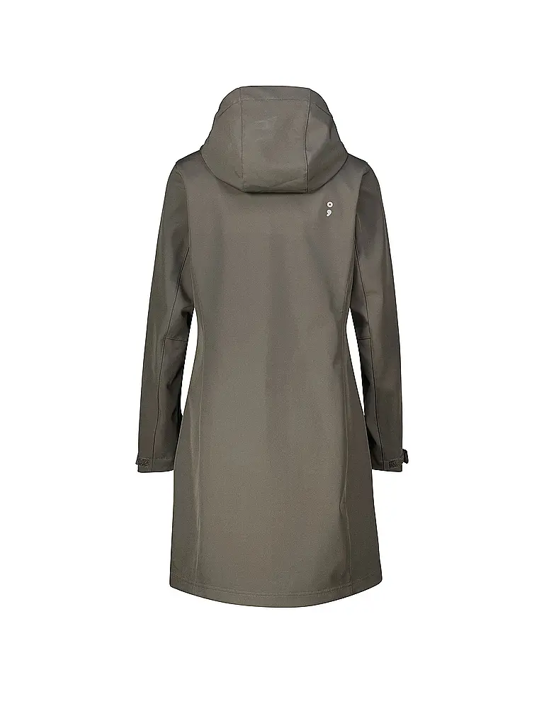 MERU | Manteau softshell d'hiver pour femme Touloluse à capuche |