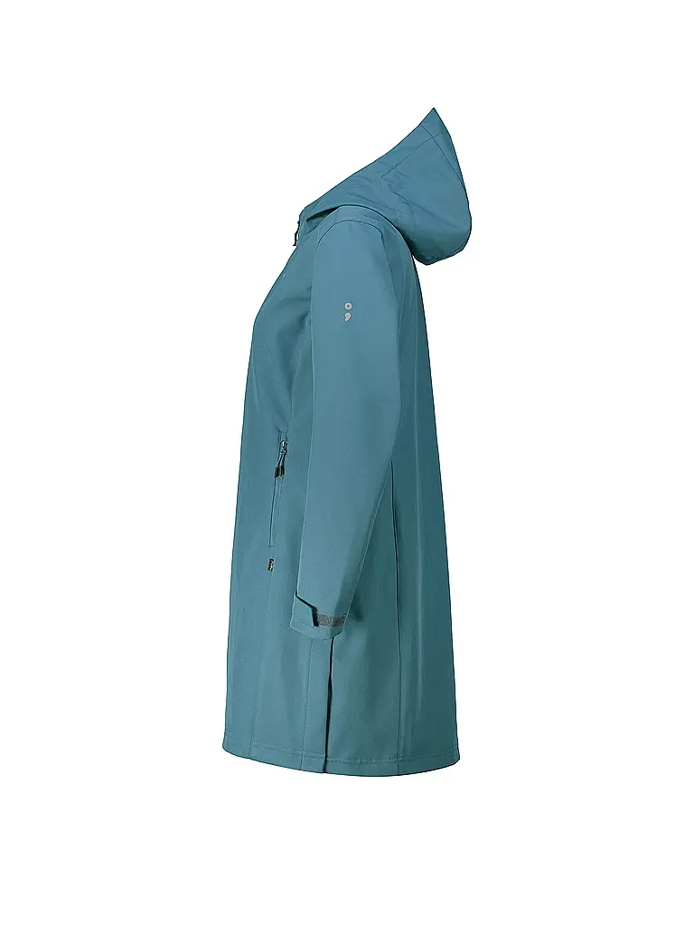 MERU | Manteau softshell d'hiver pour femme Touloluse à capuche |