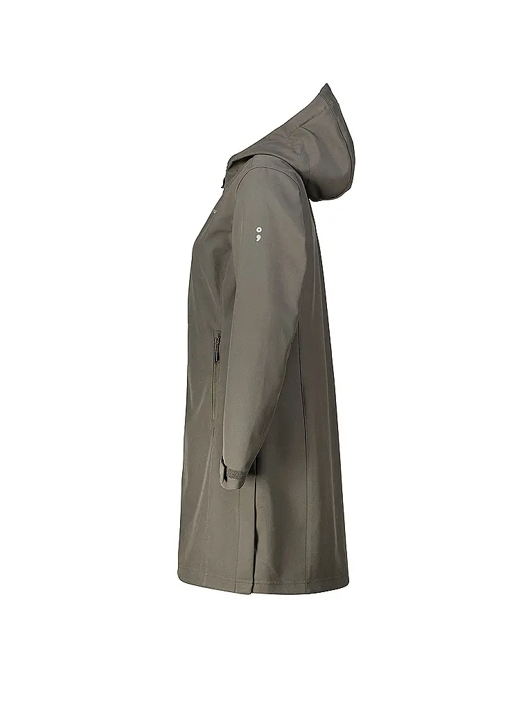 MERU | Manteau softshell d'hiver pour femme Touloluse à capuche |