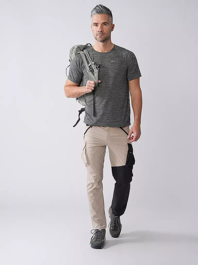 MERU | Pantalon de randonnée cargo Rosario pour hommes | Noir