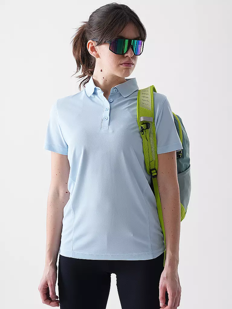 MERU | Polo Bristol Femme | Bleu clair