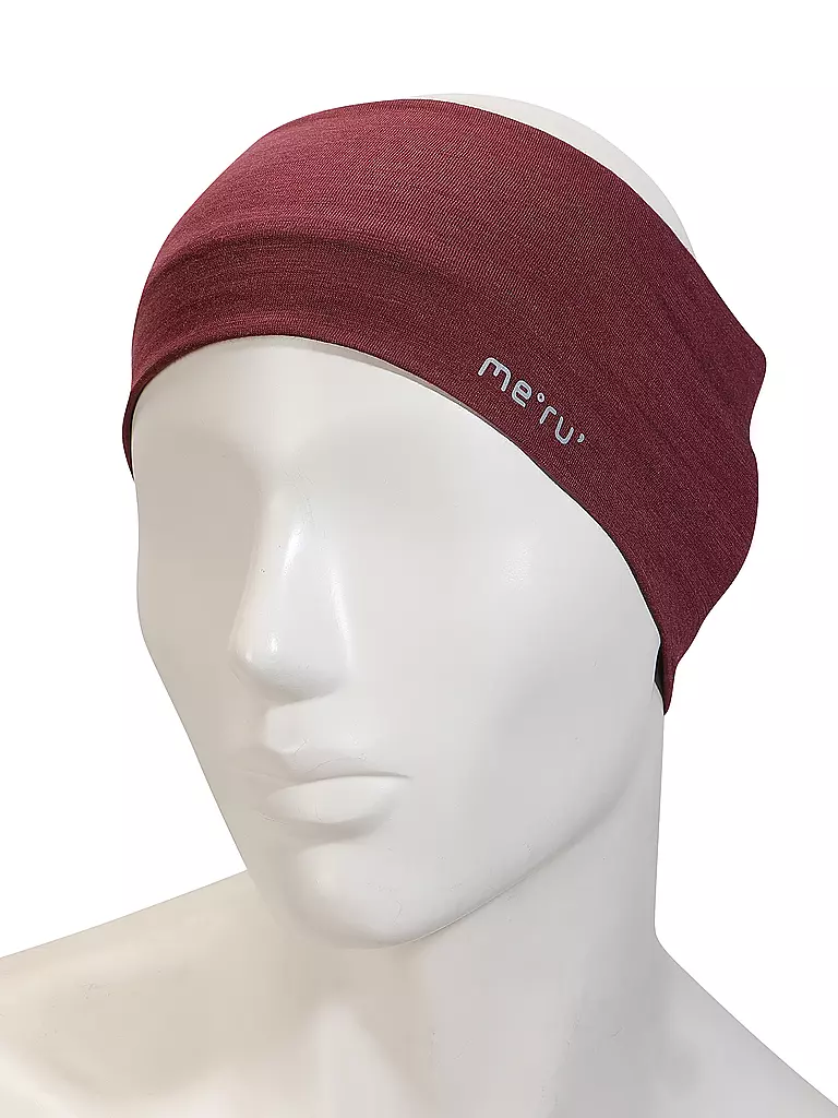 MERU | Stirnband Ringsted Wool | Rouge foncé