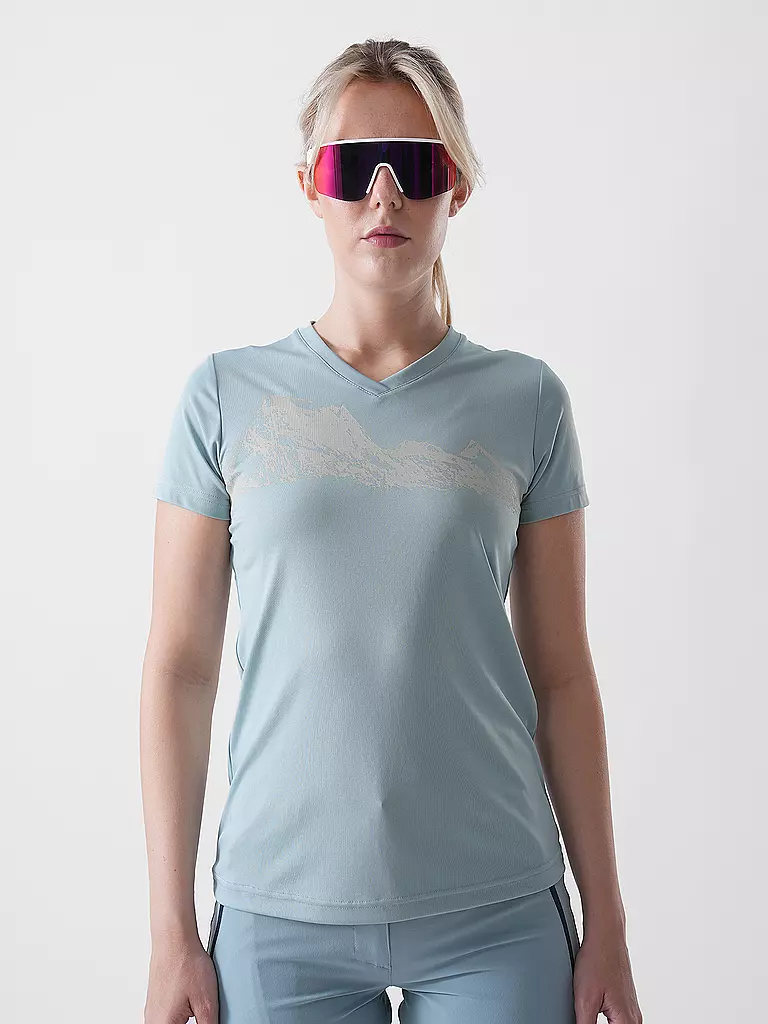 MERU | T-shirt de sport femme Cantwell | Bleu clair