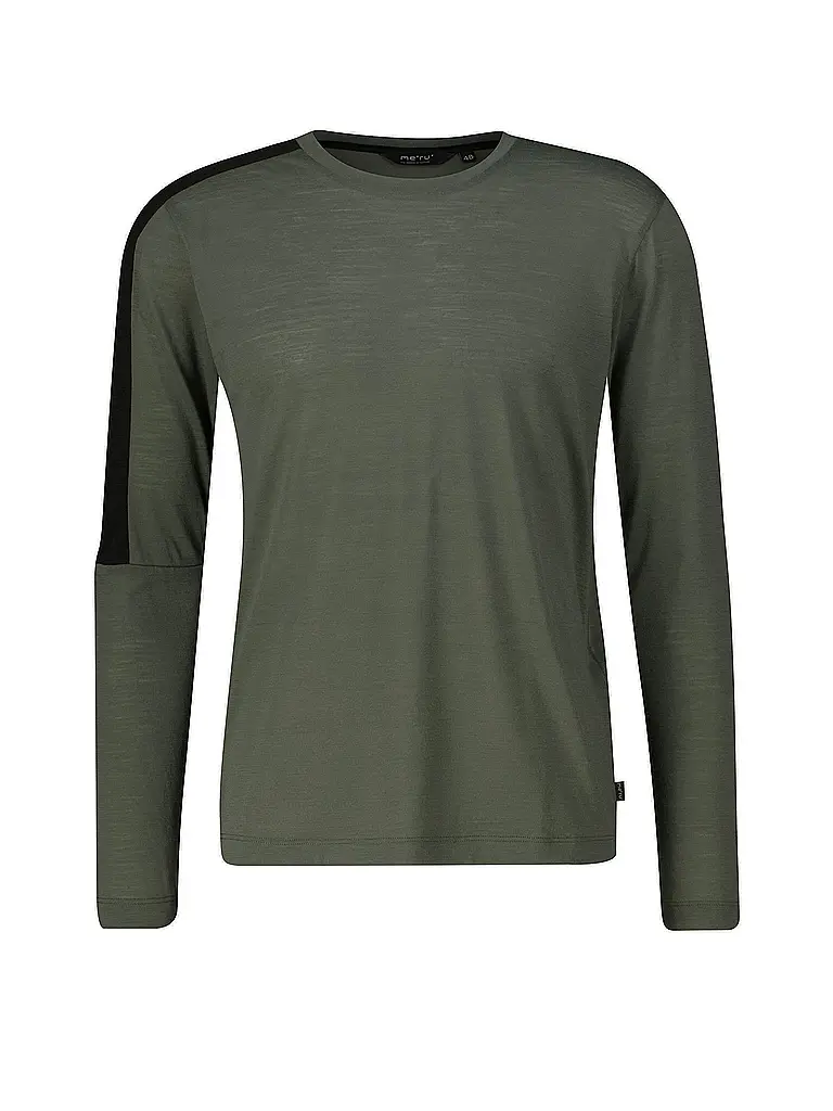 MERU | T-shirt de sport homme Bloxwich Woolmix | Olive