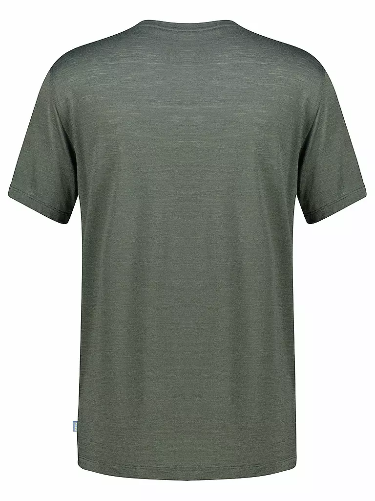 MERU | T-shirt de sport homme Bustos Merino | Vert foncé