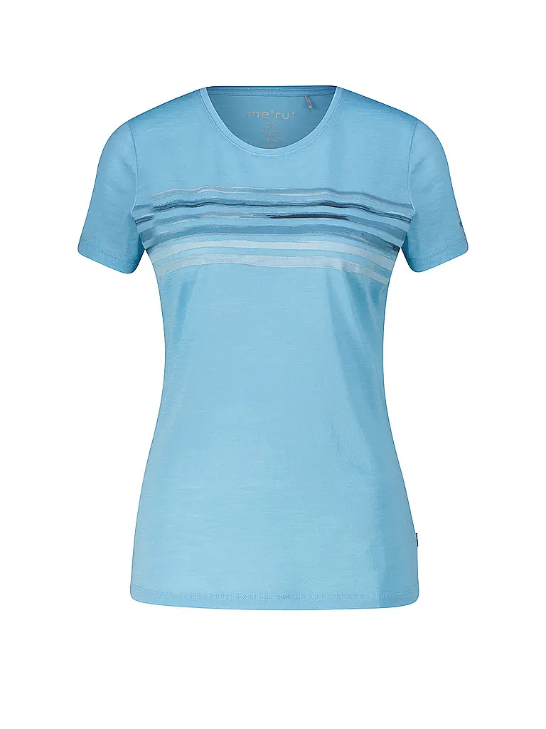 MERU | T-shirt de sport pour femmes Trelleborg Woolmix | Bleu clair