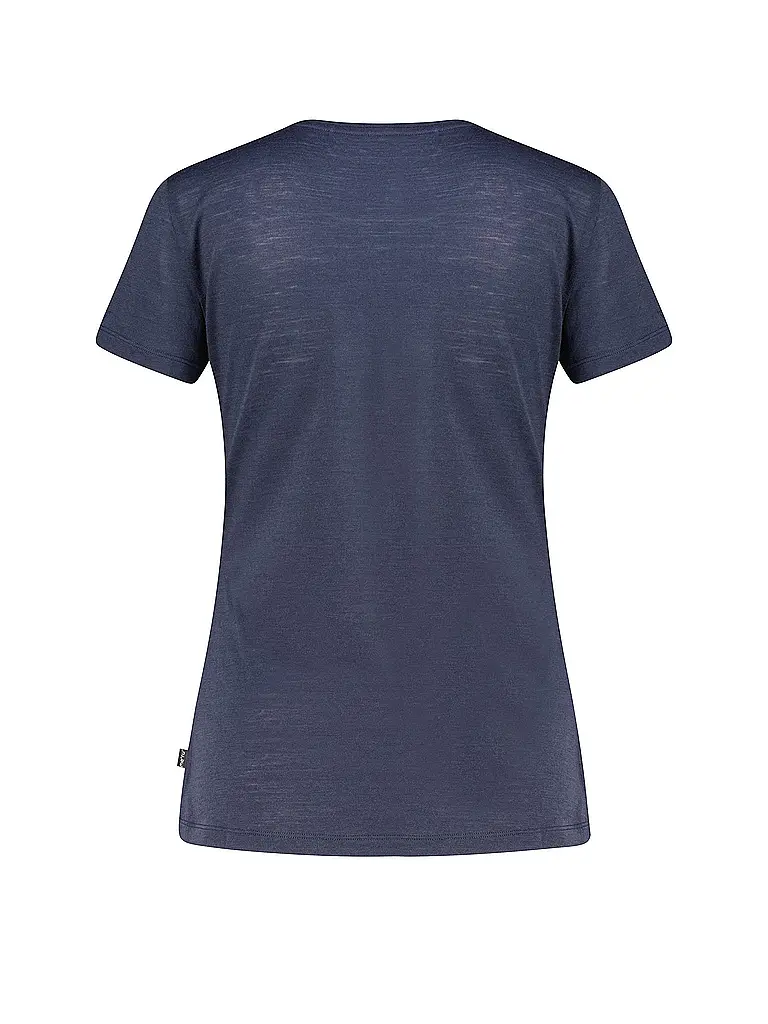 MERU | T-shirt de sport pour femmes Trelleborg Woolmix | Bleu foncé
