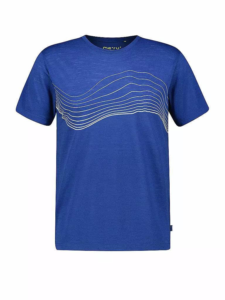 MERU | T-shirt de sport pour homme Bustos Merino | Bleu foncé
