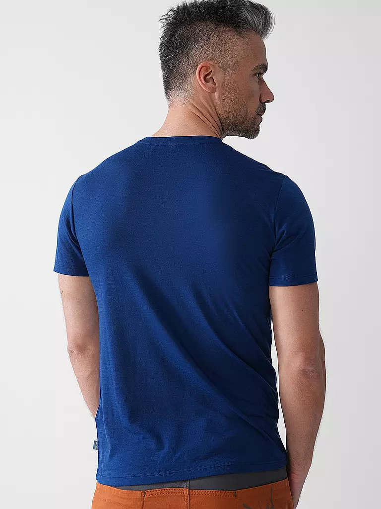 MERU | T-shirt de sport pour homme Bustos Merino | Bleu foncé