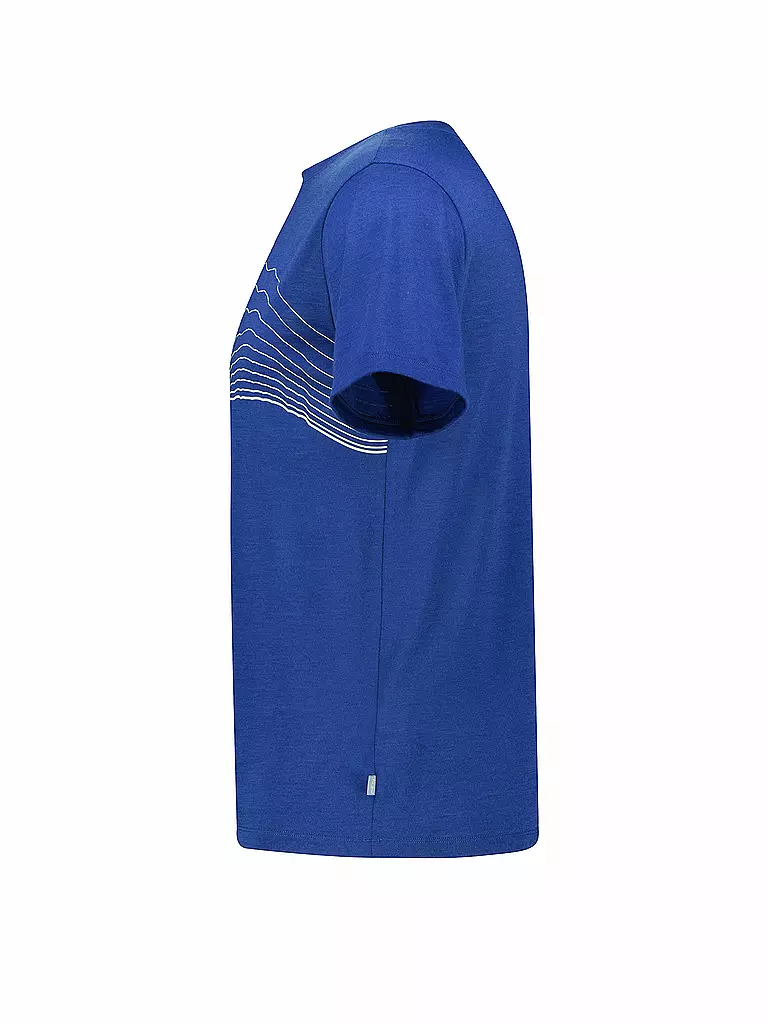 MERU | T-shirt de sport pour homme Bustos Merino | Bleu foncé