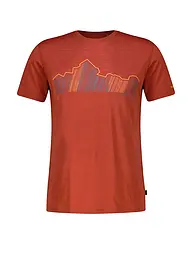 MERU | T-shirt de sport homme Laholm Woolmix | Rouge foncé